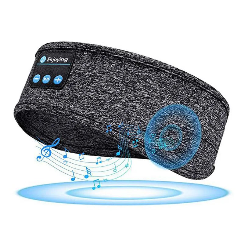 Bluetooth Sleep Headband – Wireless Headphones, Built-In Speakers, Comfortable Fabric, 10-Hour Battery Life